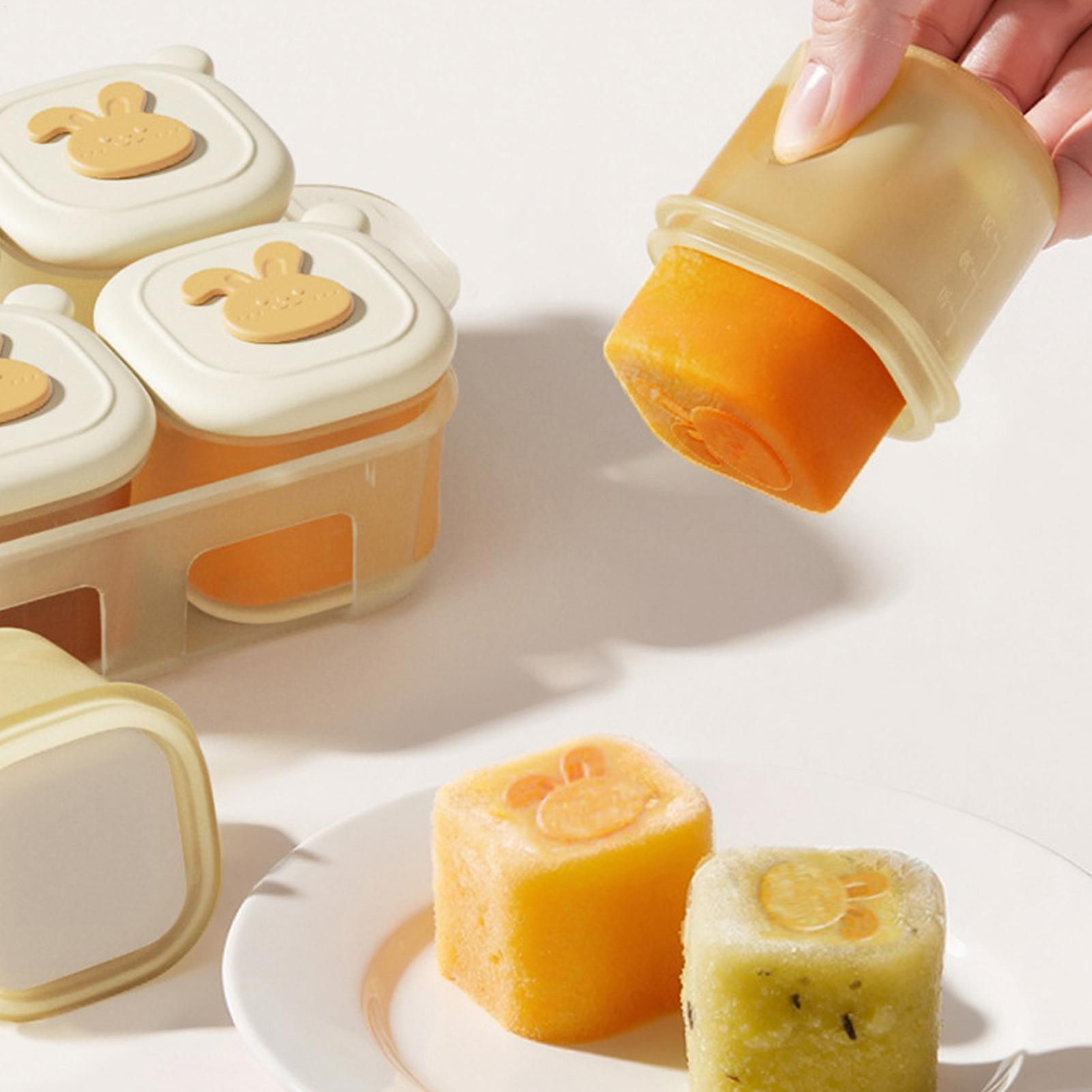 Baby Food Yogurt - صينية تجميد الطعام على شكل مكعب،