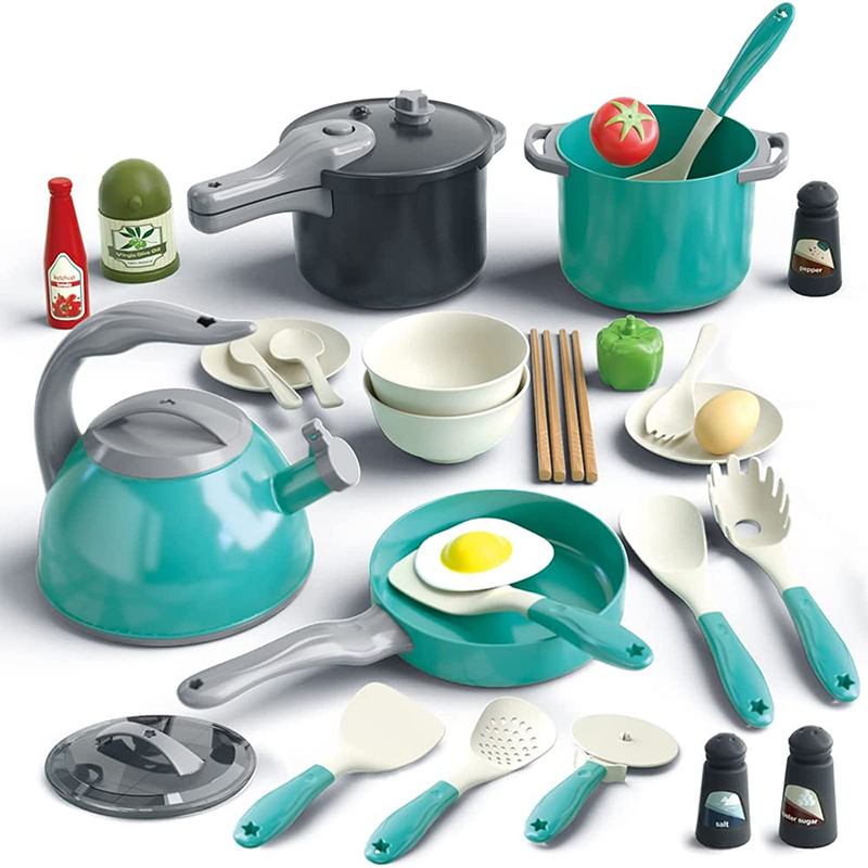 Baby Food Cooking Set - اكسسوارات ألعاب المطبخ للأطفال مجموعة ألعاب