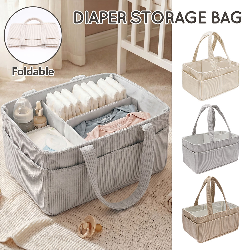 Baby Food Organizer - منظم حفاضات الأطفال المحمول، سلة تخزين