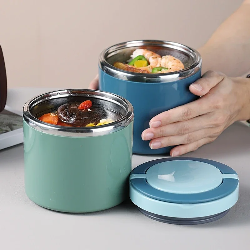 Baby Food Thermos - جرة طعام معزولة 630/1000 مل، صندوق