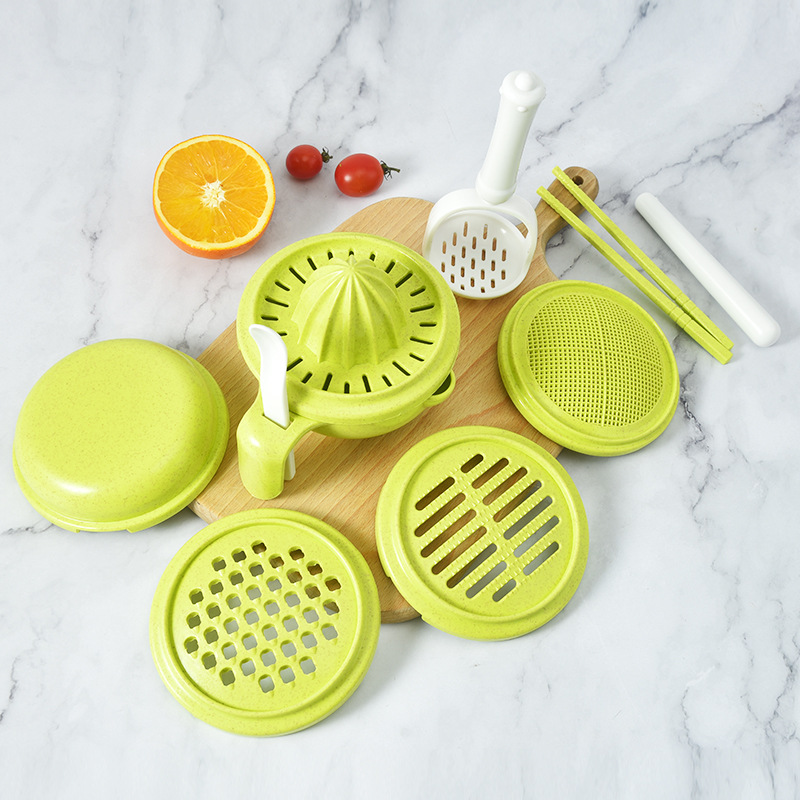 Baby Food Cooking Set - مجموعة أوعية طحن طعام الطفل ،