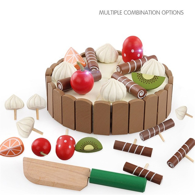Baby Food Cooking Set - ألعاب مطبخ خشبية للأطفال ألعاب التظاهر