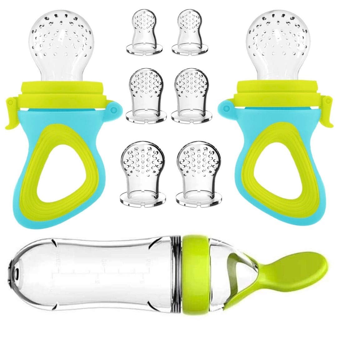 Baby Food Utensil - الضغط على زجاجة تستخدم في الرضاعة