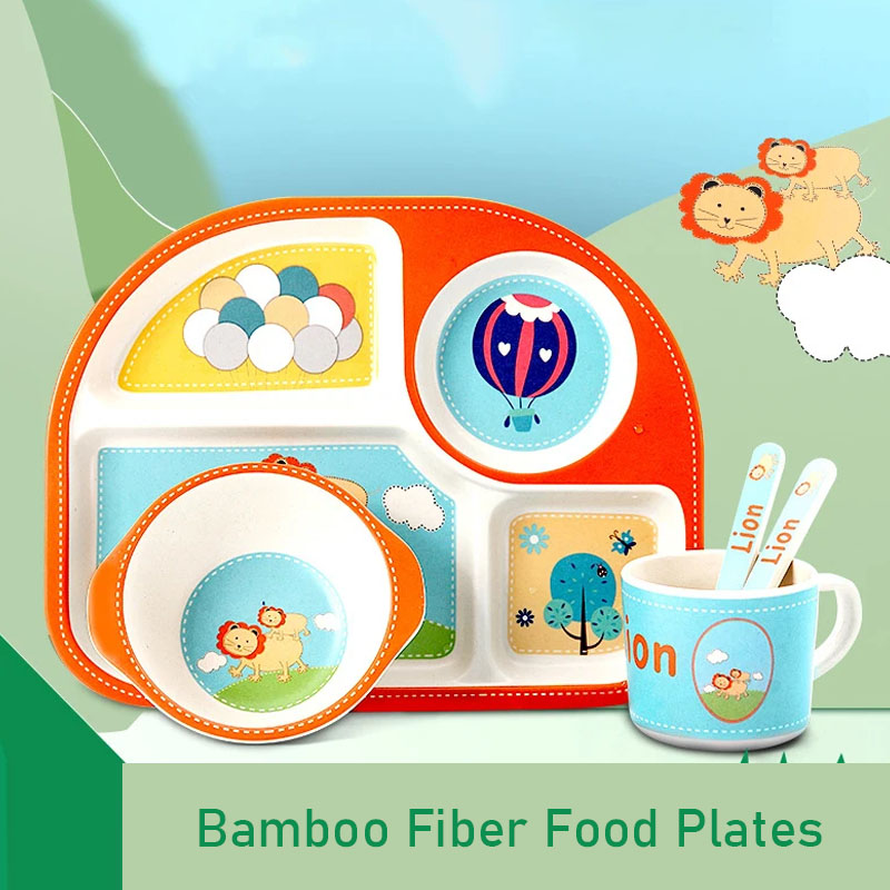 Baby Food With Fiber - طبق أطفال مع أقسام أطباق طعام