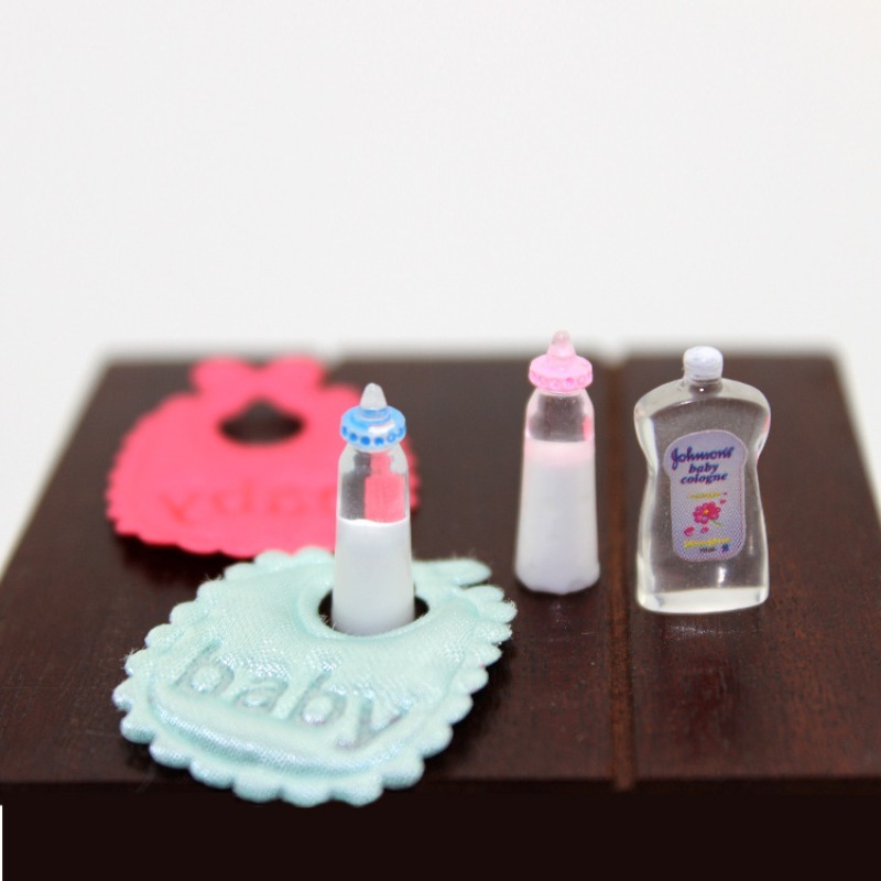 Baby Food Bottle - لعبة طعام مصغرة من DOLLHOUSE نموذج