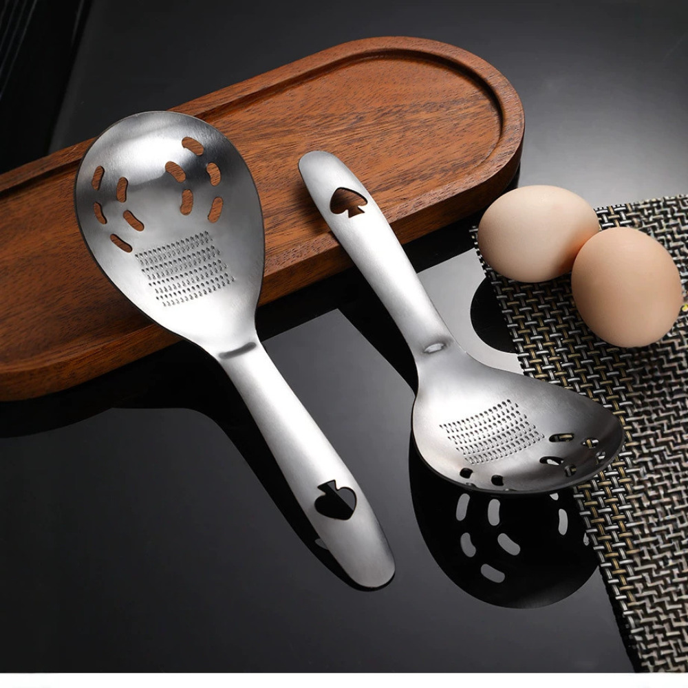 Baby Food Strainer - ملعقة طحن من الفولاذ المقاوم للصدأ