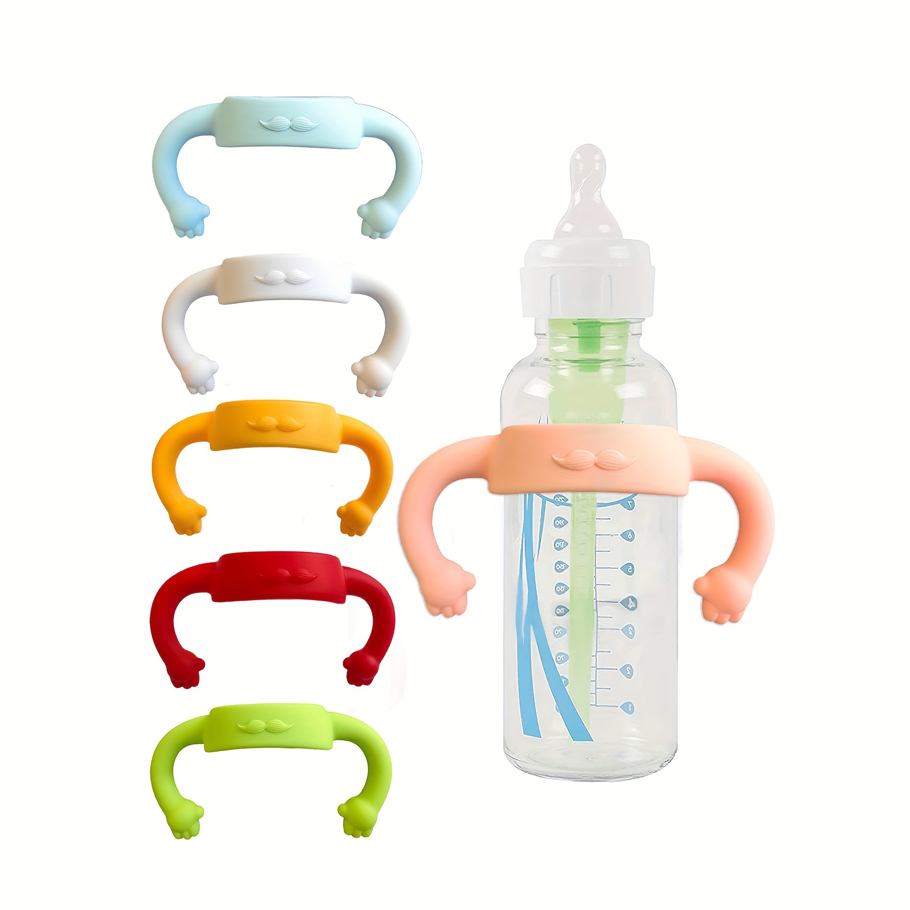 Baby Food Bottle - كم مقبض زجاجة أطفال عالمي من