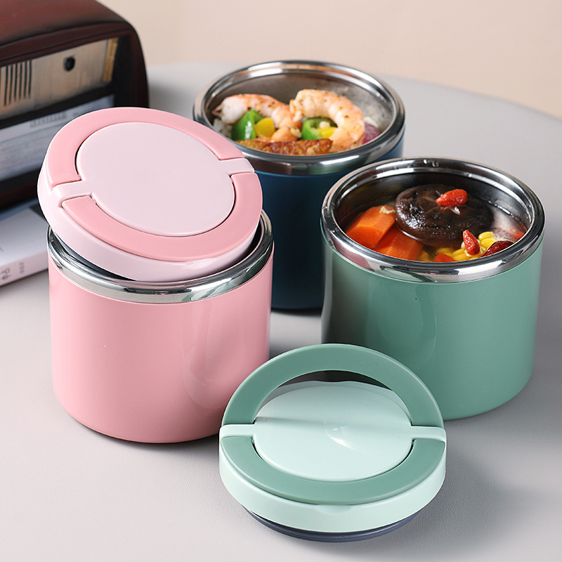 Baby Food Thermos - صندوق غداء معزول حراريًا من الفولاذ