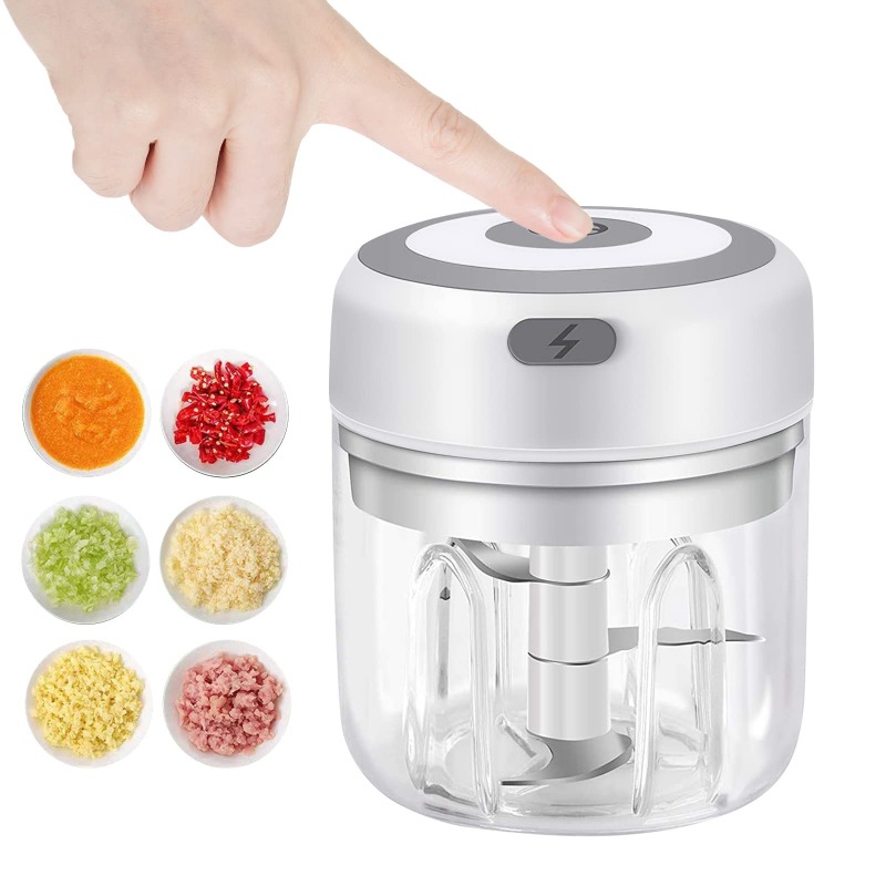 Baby Food With Meat - مطحنة ثوم كهربائية 250 مل، مفرمة