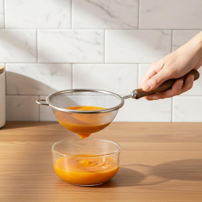 Baby Food Strainer - مصفاة بقايا طعام الأطفال من الفولاذ