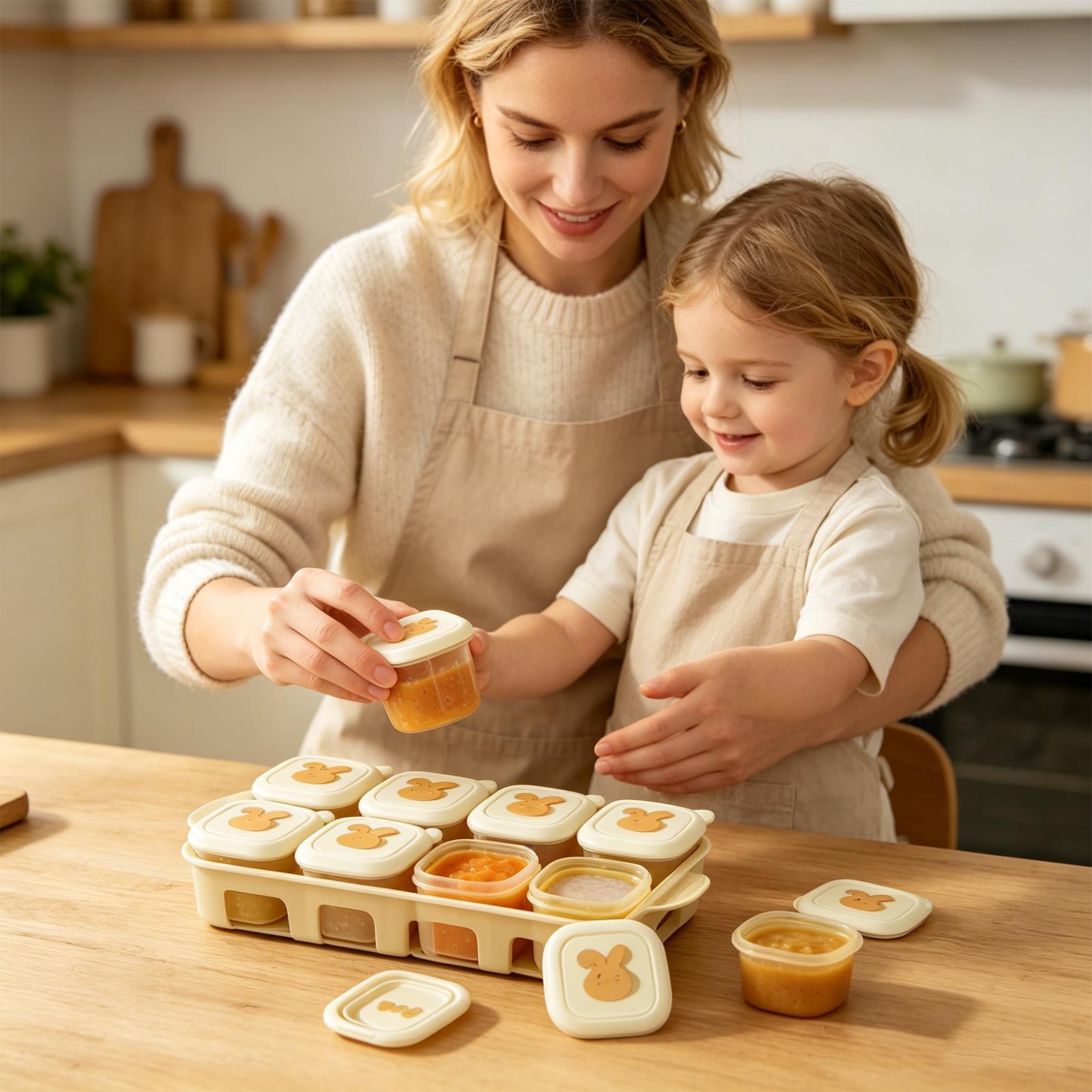 صينية تجميد الطعام على شكل مكع - مراجعة Baby Food Yogurt وسعره