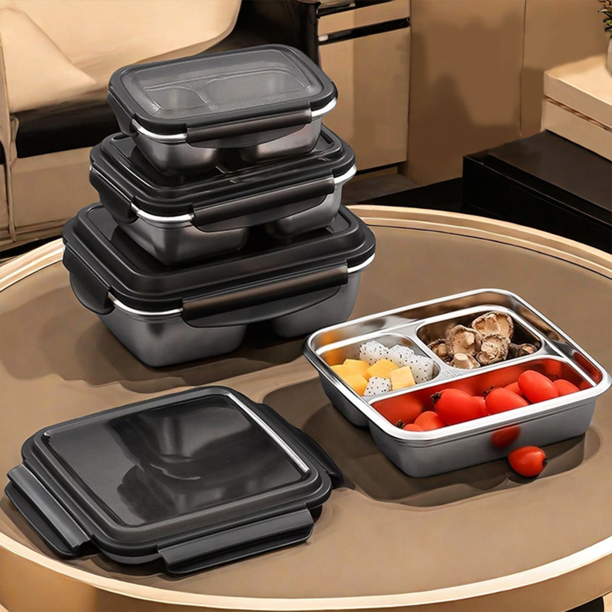 WORTHBUY 2/3 شبكات 304 صندوق غ - مراجعة Baby Food Organizer وسعره