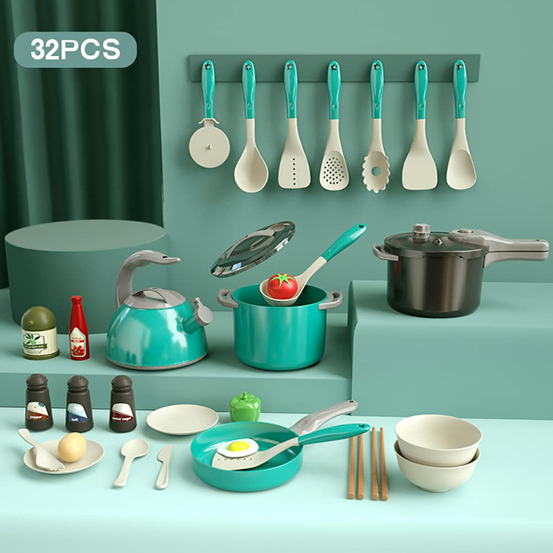 اكسسوارات ألعاب المطبخ للأطفال - مراجعة Baby Food Cooking Set وسعره