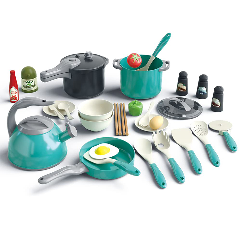 اكسسوارات ألعاب المطبخ للأطفال - مراجعة Baby Food Cooking Set وسعره
