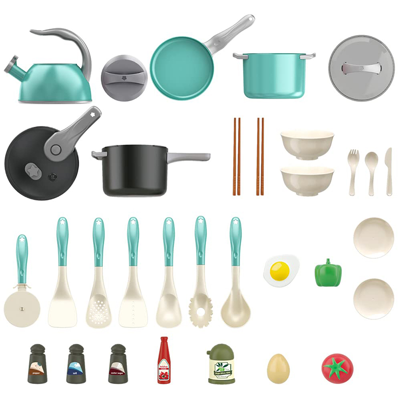 اكسسوارات ألعاب المطبخ للأطفال - مراجعة Baby Food Cooking Set وسعره