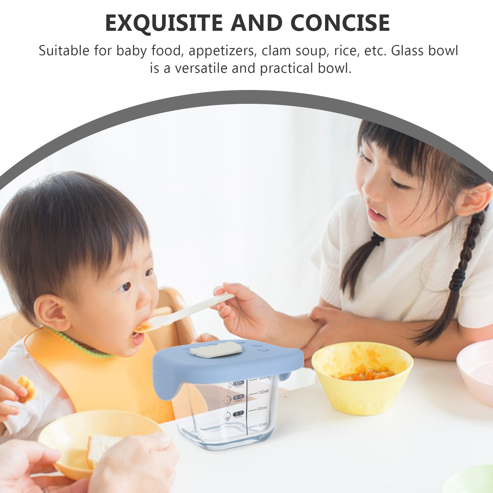 وعاء زجاجي لتغذية الأطفال، وعا - مراجعة Baby Food Glass Containers وسعره