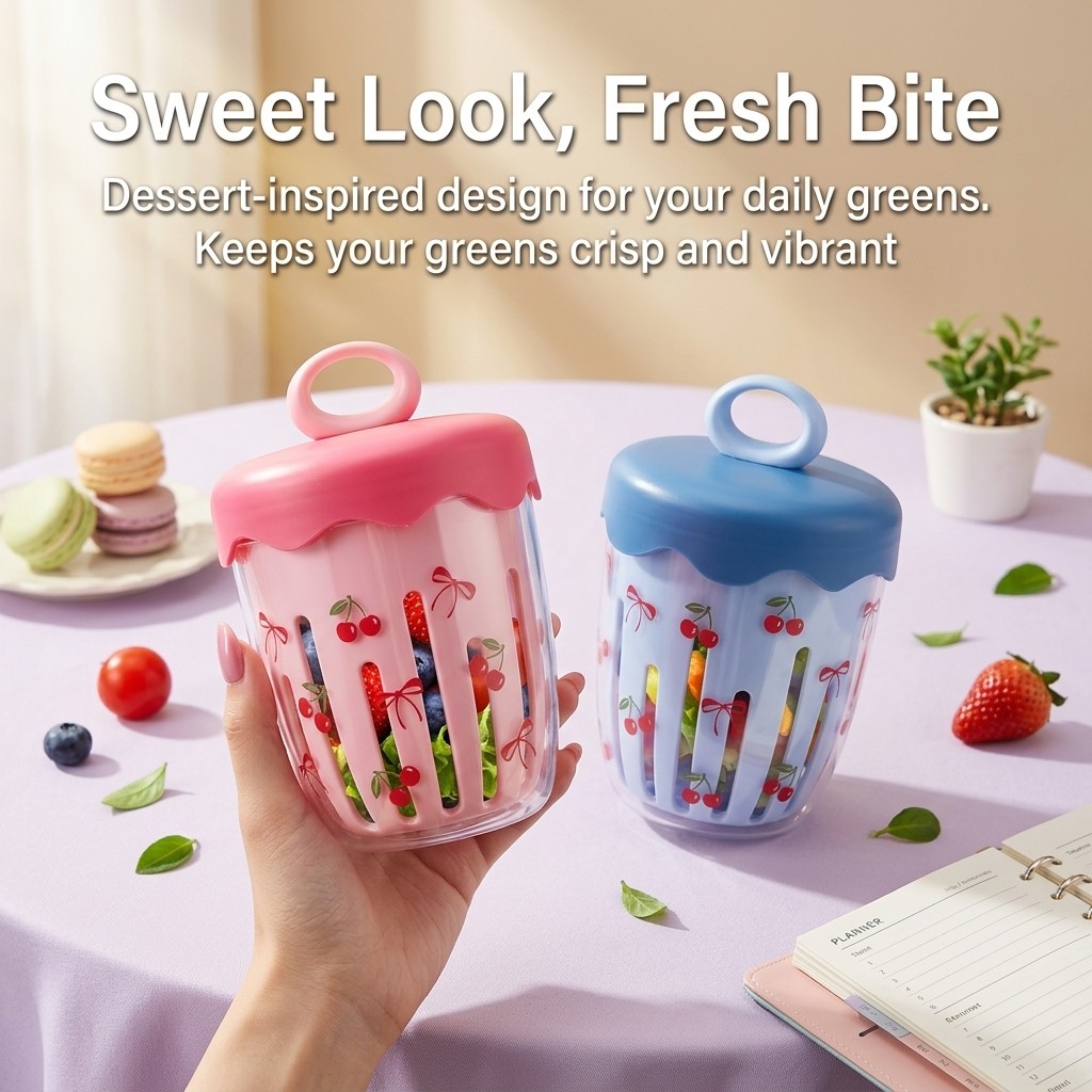 وعاء سلطة بلاستيكي مع سلة تصري - مراجعة Baby Food Yogurt وسعره