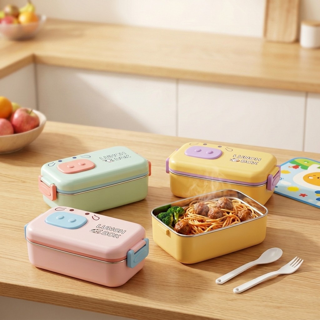 صندوق غداء للأطفال من الفولاذ  - مراجعة Baby Food Organizer وسعره