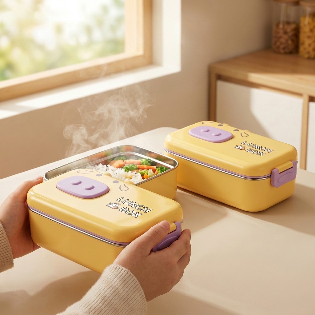 صندوق غداء للأطفال من الفولاذ  - مراجعة Baby Food Organizer وسعره