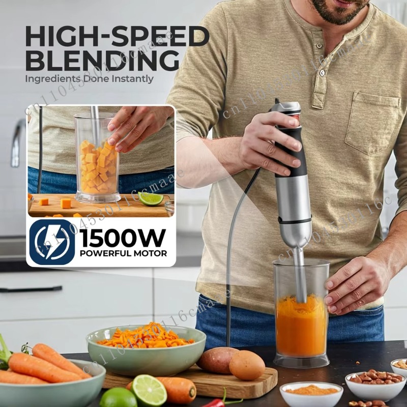 خلاط يدوي قوي 6 في 1 بقوة 1200 - مراجعة Baby Food Cooking Set وسعره