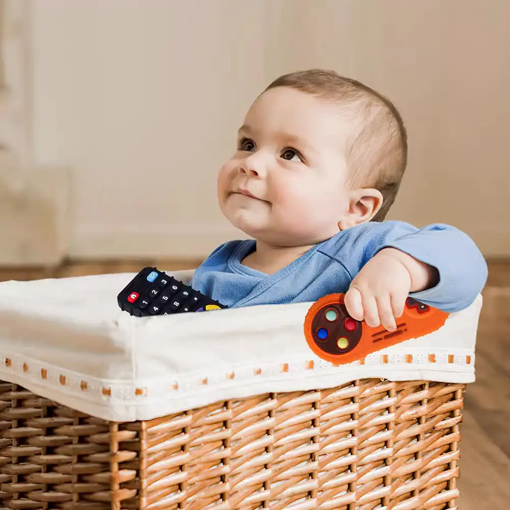 طفل سيليكون عضاضة اللعب التحكم - مراجعة Baby Food Teether وسعره
