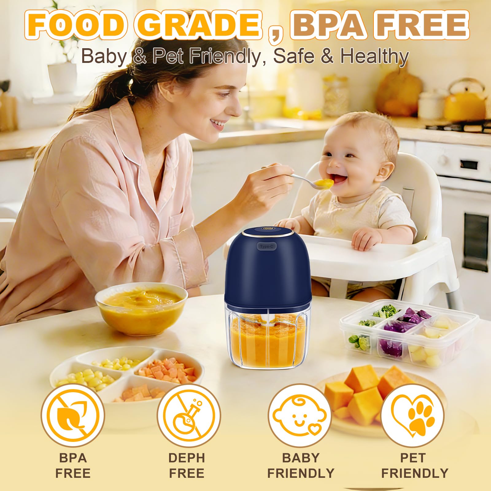 مفرمة ثوم كهربائية، محضرة طعام - مراجعة Baby Food With Meat وسعره