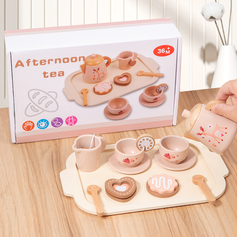 طقم شاي بعد الظهر لعبة خشبية ل - مراجعة Baby Food Cooking Set وسعره