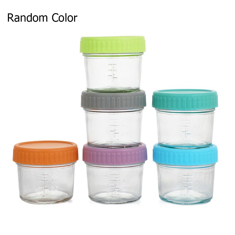6 قطعة برطمان طعام للأطفال زجا - مراجعة Baby Food Glass Containers وسعره
