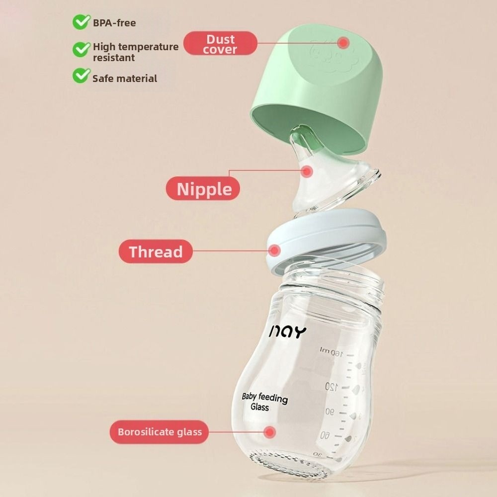 زجاجة أطفال زجاجية مضادة لانتف - مراجعة Baby Food Glass Containers وسعره