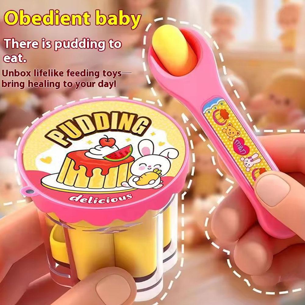 مجموعة ألعاب التظاهر بالبودنغ  - مراجعة Baby Food Doll وسعره