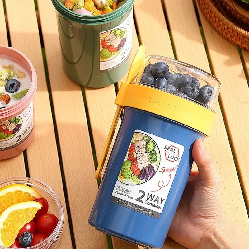 بينتو علب الاغذية سلطة الشوفان - مراجعة Baby Food Thermos وسعره