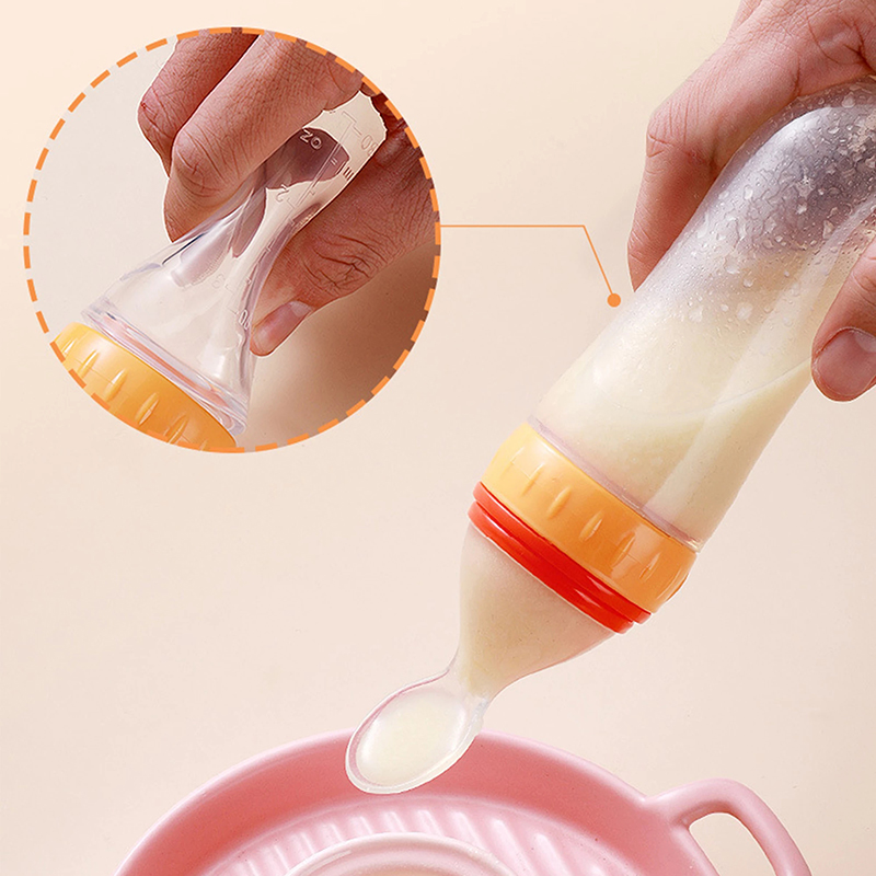 الضغط على زجاجة تستخدم في الرض - مراجعة Baby Food Utensil وسعره