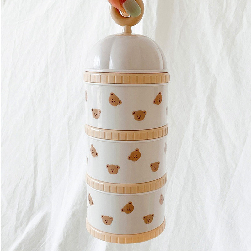 لطيف الدب الحليب مسحوق صندوق ا - مراجعة Baby Food Bottle وسعره