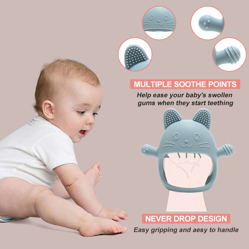 قفازات تسنين للأطفال - لعبة مض - مراجعة Baby Food Teether وسعره