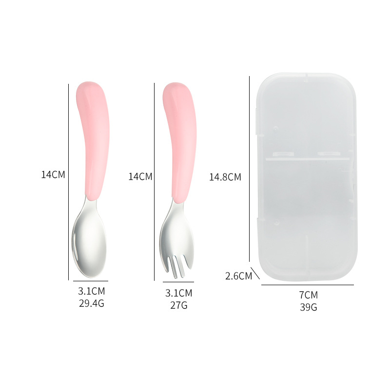 ملعقة وشوكة وعيدان طعام من الف - مراجعة Baby Food Utensil وسعره