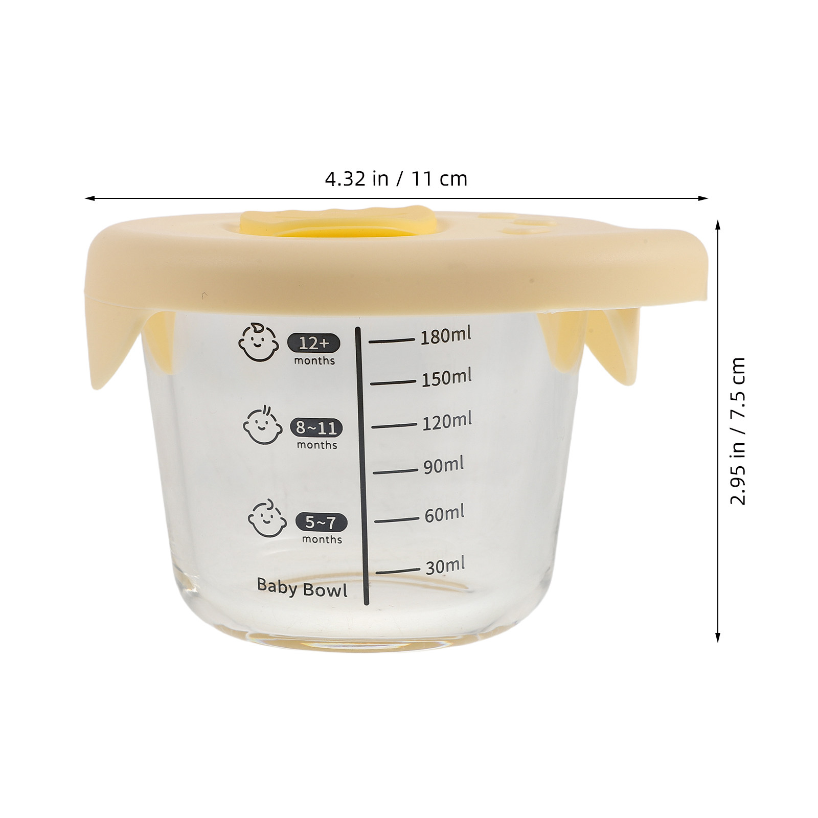 وعاءان زجاجيان لتخزين طعام الأ - مراجعة Baby Food Glass Containers وسعره