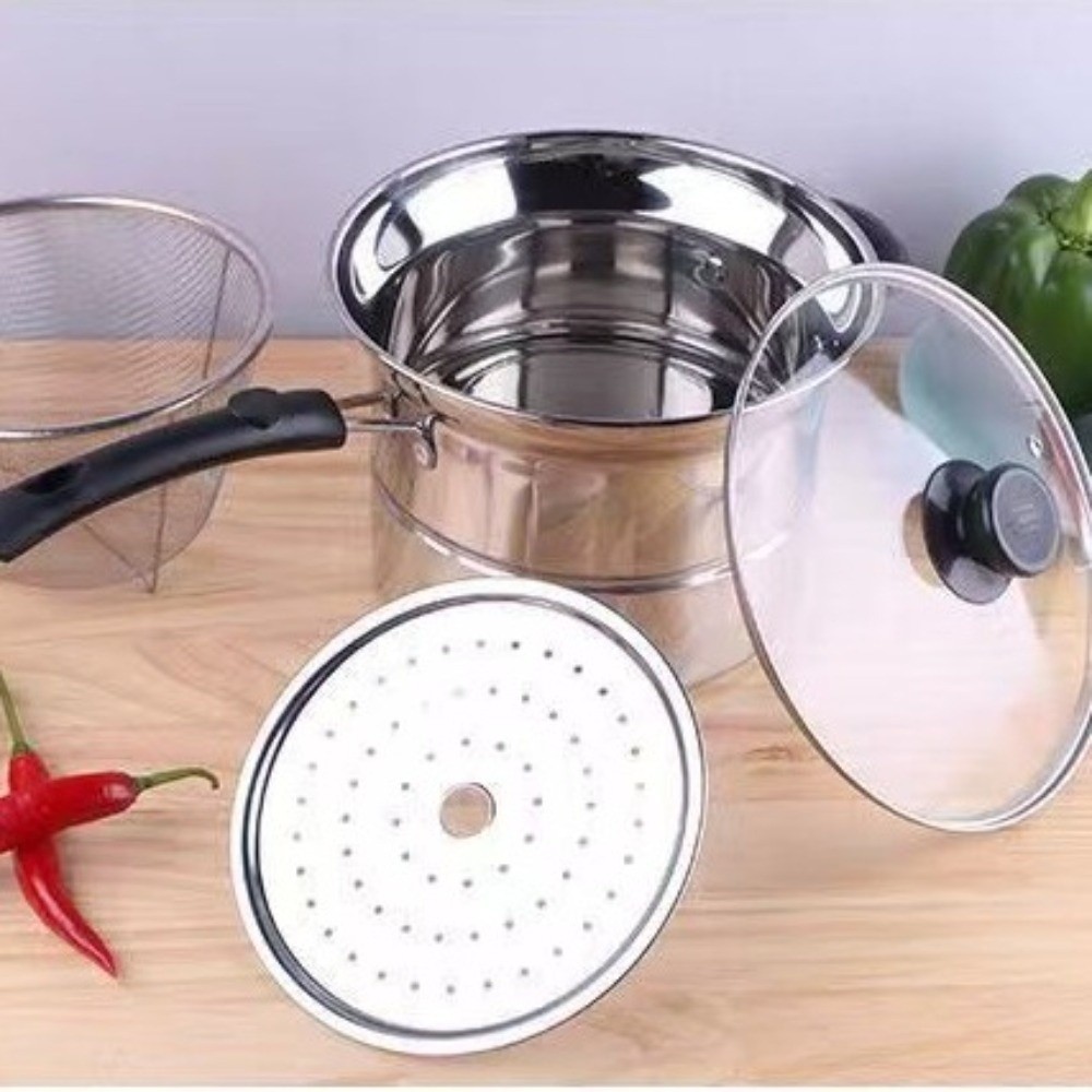 4 قطعة مقلاة من الفولاذ المقاو - مراجعة Baby Food Strainer وسعره