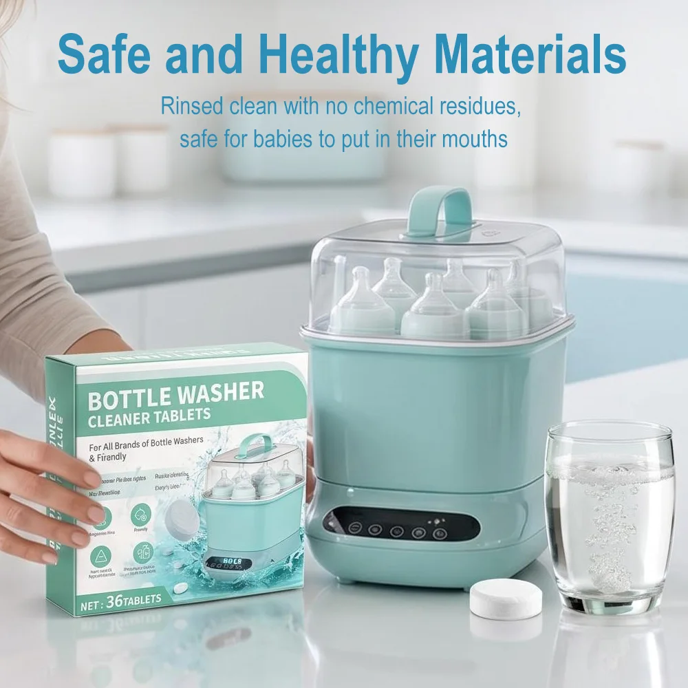 أقراص إزالة الترسبات من زجاجات - مراجعة Baby Food Bottle وسعره