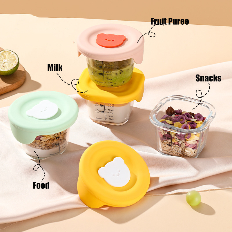 برطمانات تخزين أغذية الأطفال ا - مراجعة Baby Food Glass Containers وسعره
