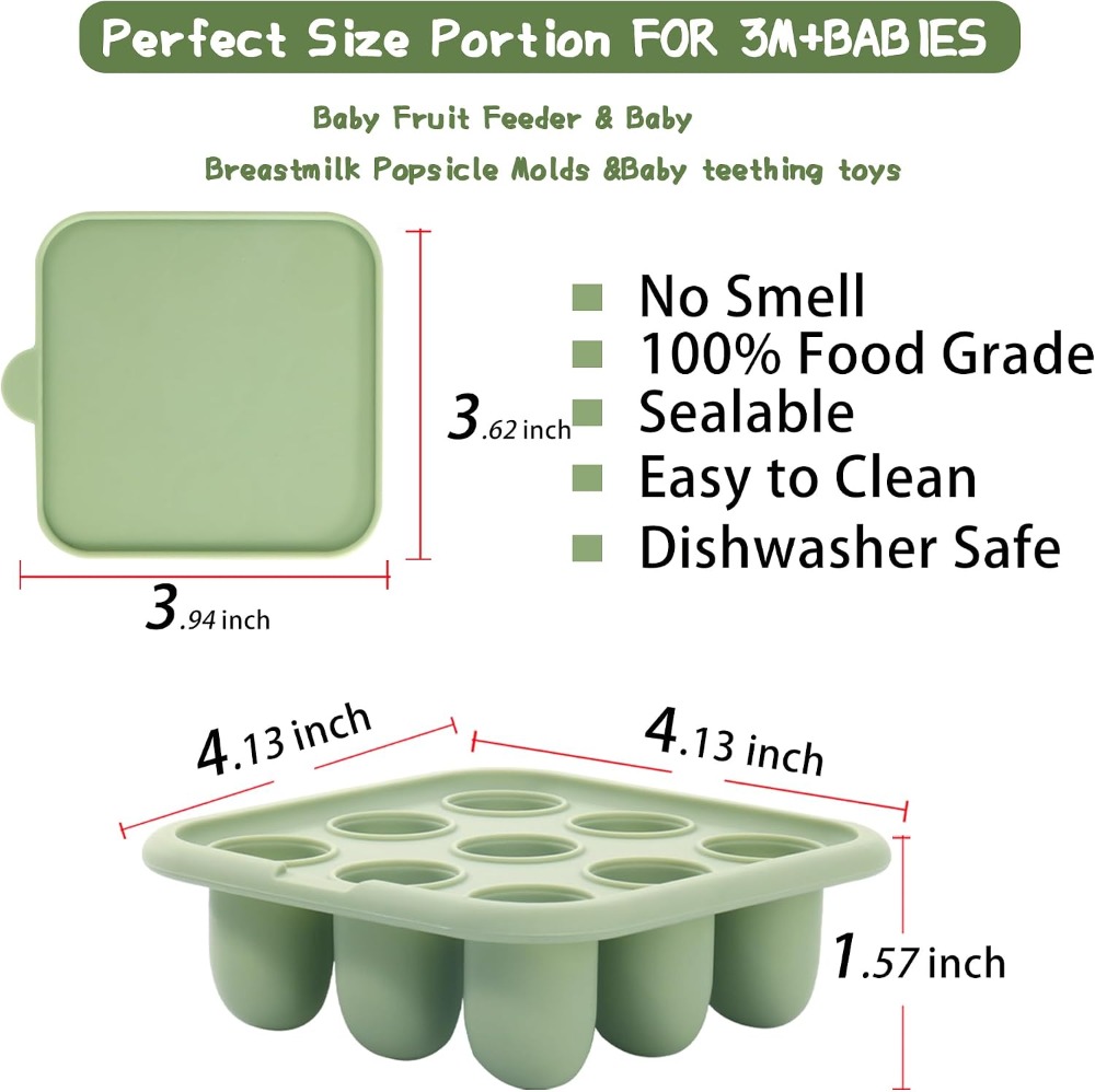 صينية تجميد طعام الأطفال، قالب - مراجعة Baby Food Maker وسعره