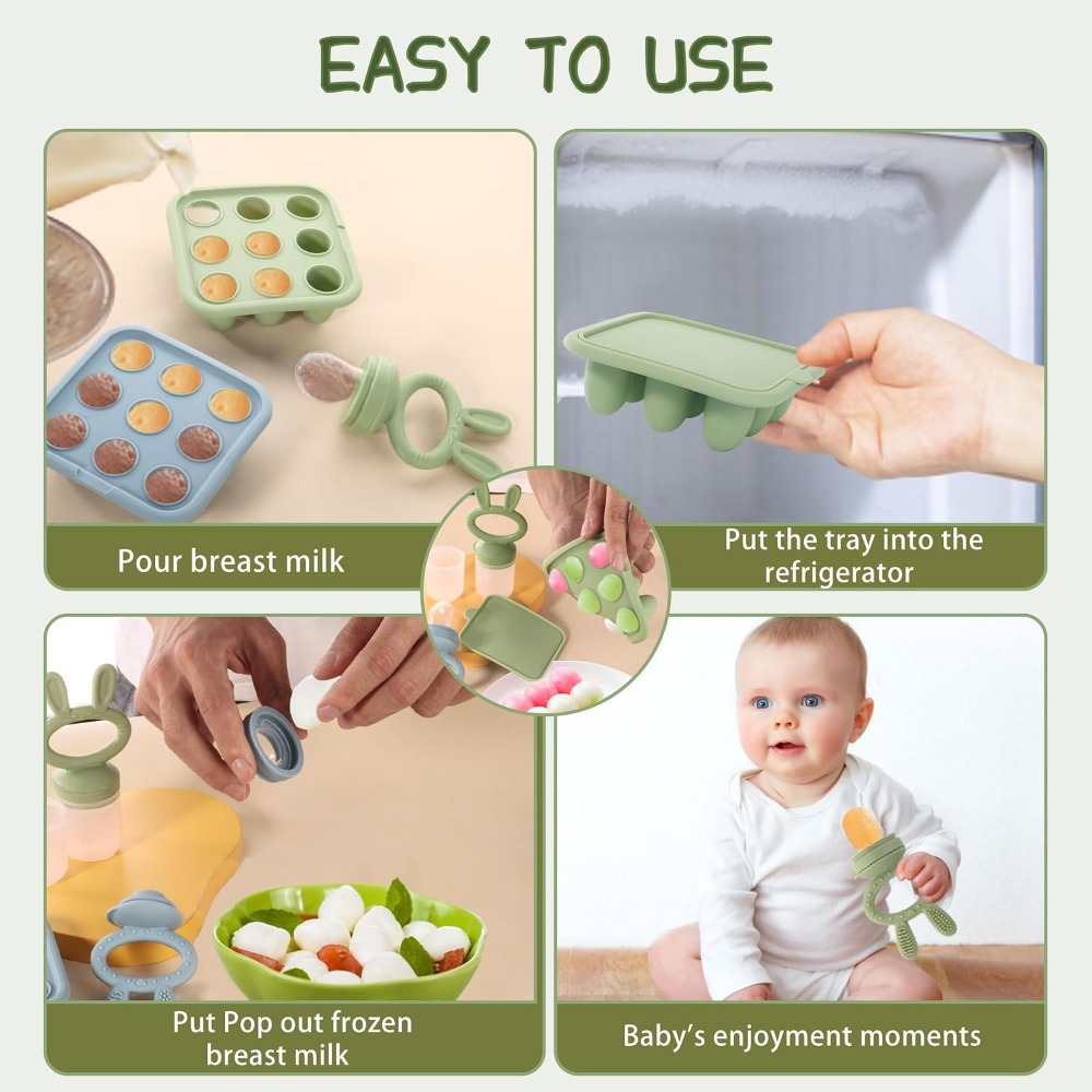 صينية تجميد طعام الأطفال، قالب - مراجعة Baby Food Maker وسعره