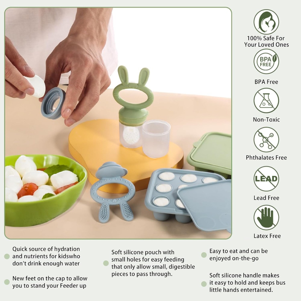 صينية تجميد طعام الأطفال، قالب - مراجعة Baby Food Maker وسعره
