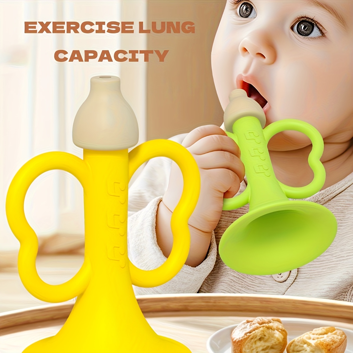 قرن التسنين للأطفال، لعبة حسية - مراجعة Baby Food Teether وسعره