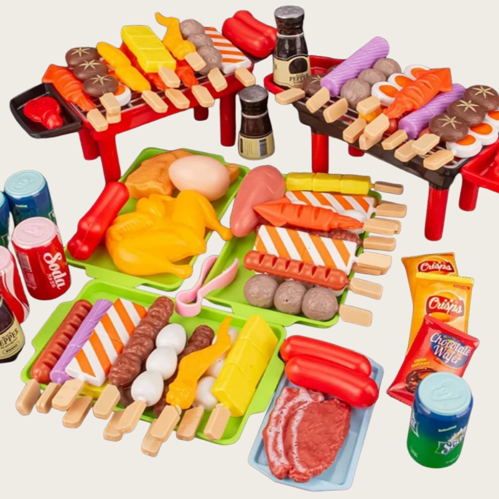 طفل اللباس ألعاب المطبخ شواء م - مراجعة Baby Food Cooking Set وسعره